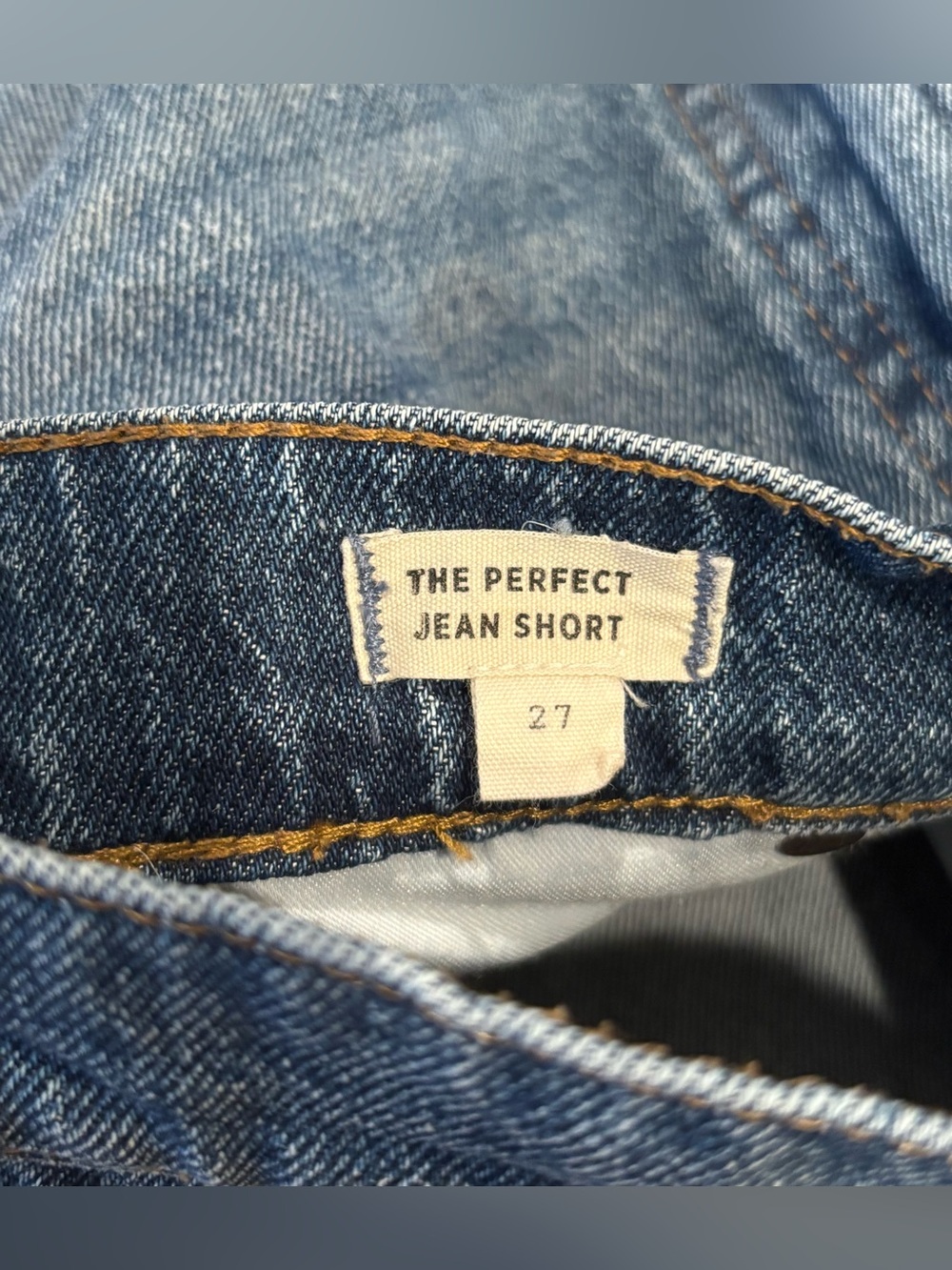 Madewell The Perfect Jean Short Size 27 - Picture 8 of 8